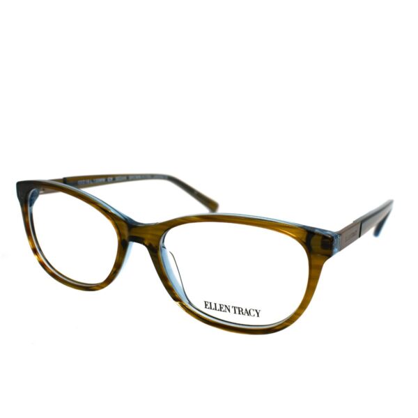 ELLEN TRACY SEDAN-BROWN HORN LAMINATE
